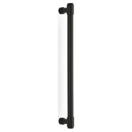 Emtek Jasper 12 Inch Center to Center Bar Appliance Pull Flat Black