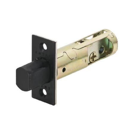 Emtek Deadbolt Latch with 2-3/8 Backset and Radius Corners for Emtek Products Flat Black