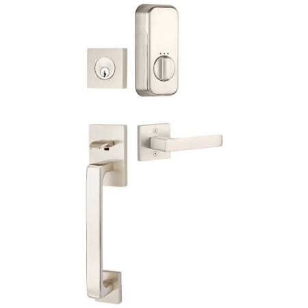 Emtek EMPowered SMART Lock Upgrade for Modern Brass Entry Sets Satin Nickel