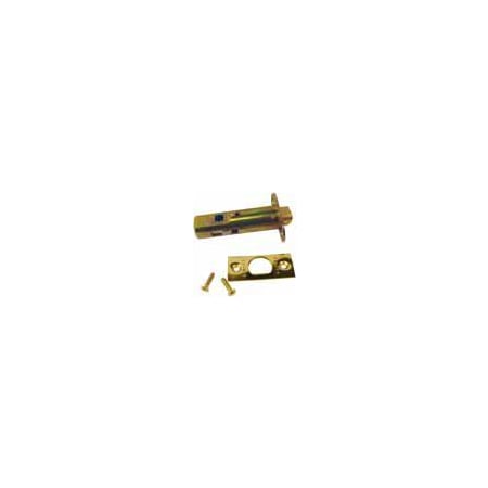 Emtek Passage Latch with 2-3/8 Backset and Square Corners for Emtek Products Flat Black
