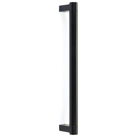 Emtek Select Smooth 12" Center to Center Back to Back Appliance Door Pull Set with Rectangular Stem Flat Black