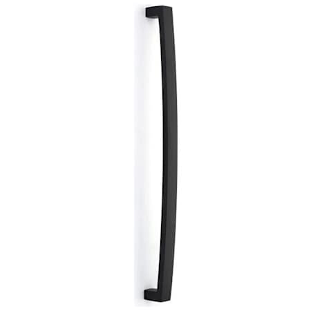 Emtek Bauhaus 18" Center to Center Back to Back Appliance Door Pull Set Flat Black