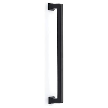 Emtek Alexander 12" Center to Center Back to Back Appliance Door Pull Set Flat Black