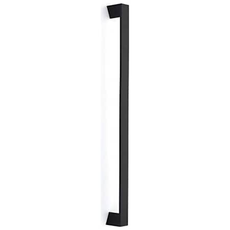 Emtek Trinity 18" Center to Center Back to Back Appliance Door Pull Set Flat Black