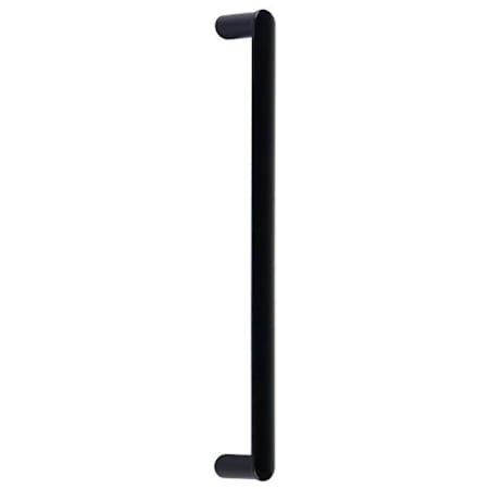 Emtek Habitat 12" Center to Center Back to Back Appliance Door Pull Set Flat Black
