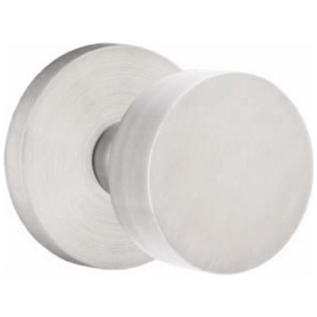 Emtek Round Stainless Steel Passage Door Knob Set with Disk Rose Brushed Stainless Steel