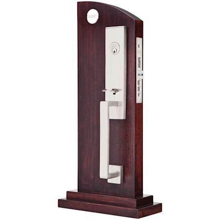 Emtek Mormont Stainless Steel Dummy Monolithic Mortise Handleset Brushed Stainless Steel