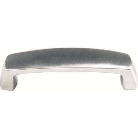 Emtek Stainless Delta 4 Inch Center to Center Handle Cabinet Pull from the Stainless Steel Collection Brushed Stainless Steel