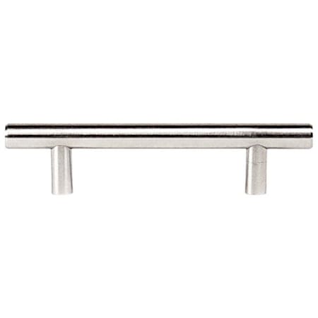 Emtek Stainless 3-1/2 Inch Center to Center Bar Cabinet Pull from the Stainless Steel Collection Brushed Stainless Steel