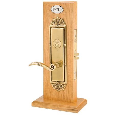 Emtek Regency Style Single Cylinder UL Mortise Entry Set from the Designer Brass Collection French Antique