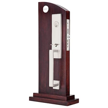Emtek Mormont Style Single Cylinder UL Mortise Handleset from the Stainless Steel Collection Brushed Stainless Steel