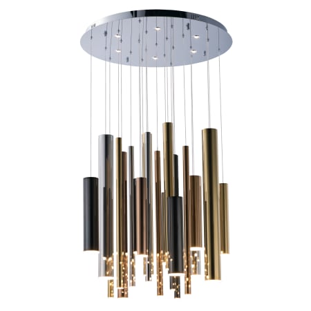 ET2 Flute 32 Light 26" Wide LED Multi Light Pendant Multi-Colored