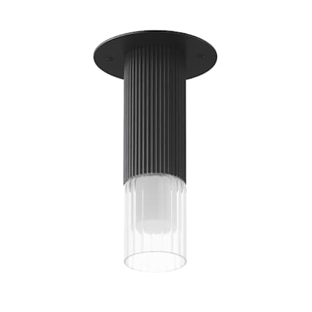 ET2 Reeds 3" Wide LED Flush Mount Ceiling Fixture Black