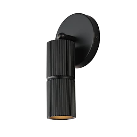 ET2 Reeds 3" Wide LED Semi-Flush Outdoor Ceiling Fixture Black