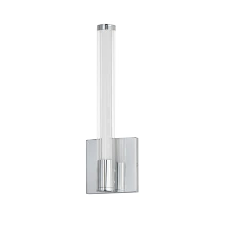 ET2 Cortex 15" Tall LED Wall Sconce Polished Chrome