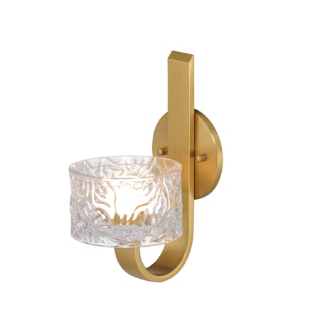 ET2 Elysian 12" Tall LED Wall Sconce Natural Aged Brass