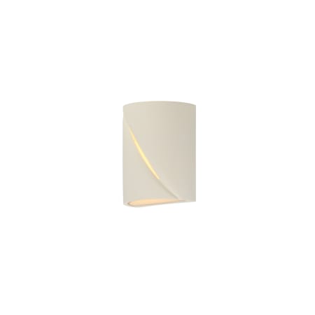ET2 Puff 8" Tall LED Outdoor Wall Sconce Chaulk White