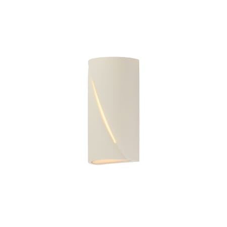 ET2 Puff 12" Tall LED Outdoor Wall Sconce Chaulk White