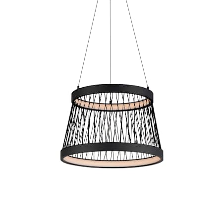 ET2 Loom 2 Light 19" Wide LED Pendant Black