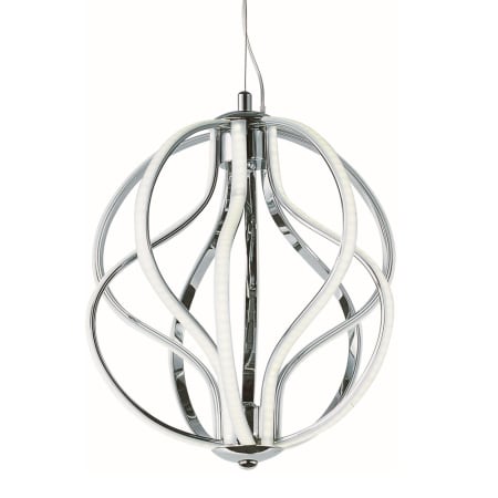 ET2 Aura 12" Wide LED Abstract Globe Chandelier Polished Chrome