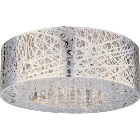 ET2 Inca 24" Crystal Ceiling Light with LED Bulbs Polished Chrome