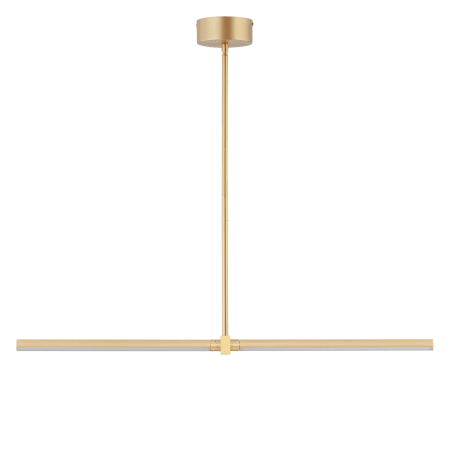 ET2 Dorian 35" Wide LED Linear Chandelier Gold