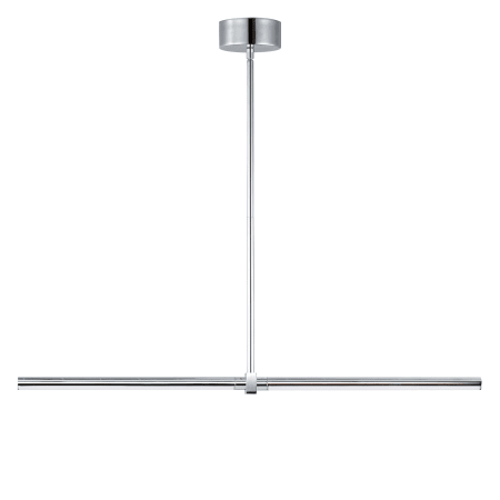 ET2 Dorian 35" Wide LED Linear Chandelier Polished Chrome