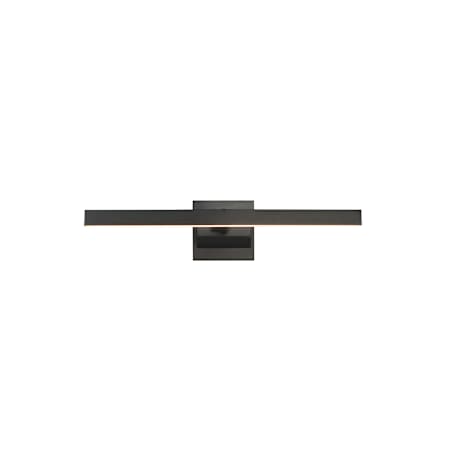 ET2 Pasha 6" Tall LED Wall Sconce - 1200 Lumens Black