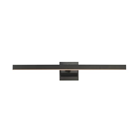 ET2 Pasha 6" Tall LED Wall Sconce - 1500 Lumens Black