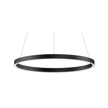ET2 Groove 24" Wide LED Ring Chandelier Black