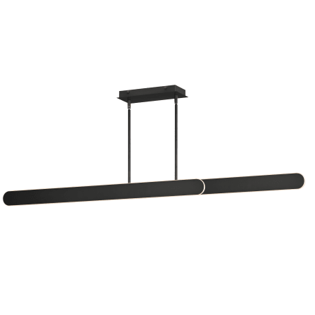 ET2 Belt 2 Light 60" Wide LED Suspension Linear Pendant Black