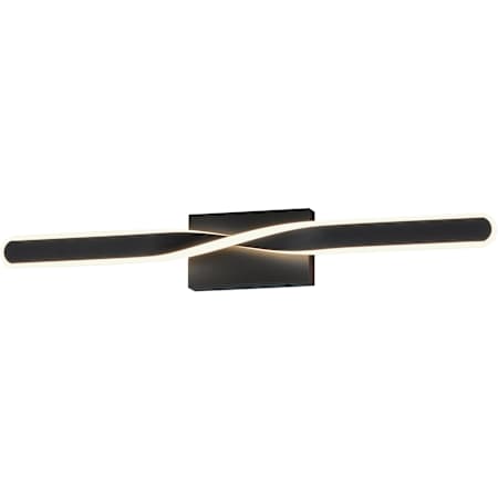ET2 Pirouette 32" Wide Bath Bar Black