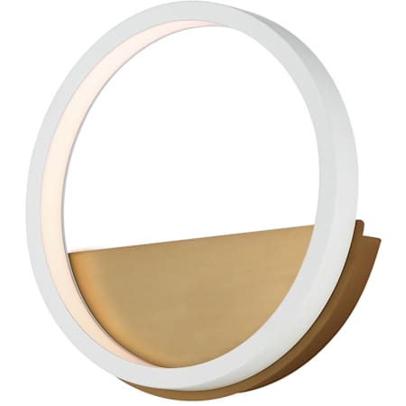 ET2 Hoopla 12" Tall Wall Sconce White / Gold
