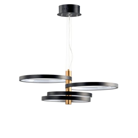 ET2 Hoopla 30" Wide Pendant Black / Gold