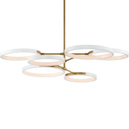 ET2 Hoopla 48" Wide Pendant White / Gold