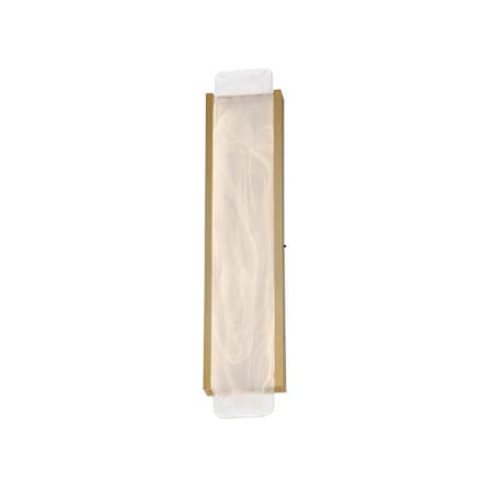ET2 Celine 6" Wide LED Vanity Light - 920 Lumens Natural Aged Brass