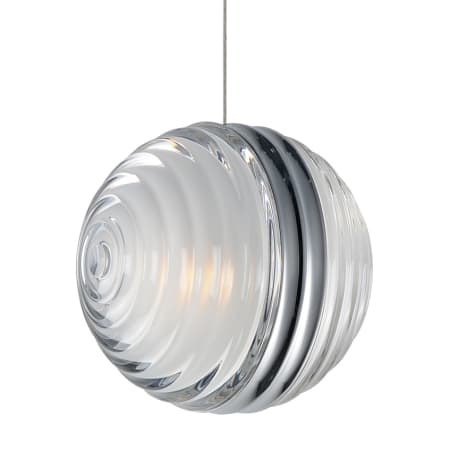 ET2 Pulse 5" Wide LED Mini Pendant Polished Chrome