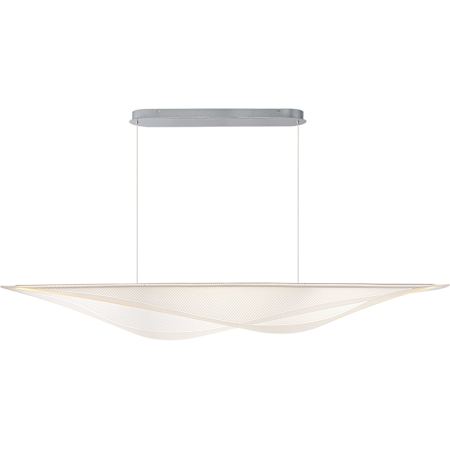 ET2 Manta 71" Wide Suspension Linear Pendant Polished Chrome