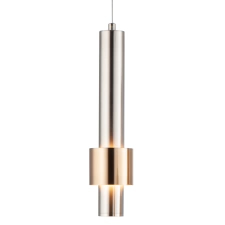 ET2 Reveal 3" Wide LED Mini Pendant Satin Nickel / Satin Brass