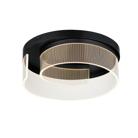 ET2 Sonata 20" Wide LED Flush Mount Drum Ceiling Fixture Black