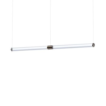 ET2 Vanish 2 Light 52" Wide LED Suspension Linear Pendant Gunmetal