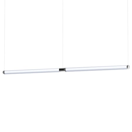 ET2 Vanish 2 Light 72" Wide LED Suspension Linear Pendant Brushed Aluminum