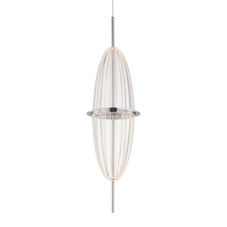 ET2 Quasar 6" Wide LED Mini Pendant Polished Chrome