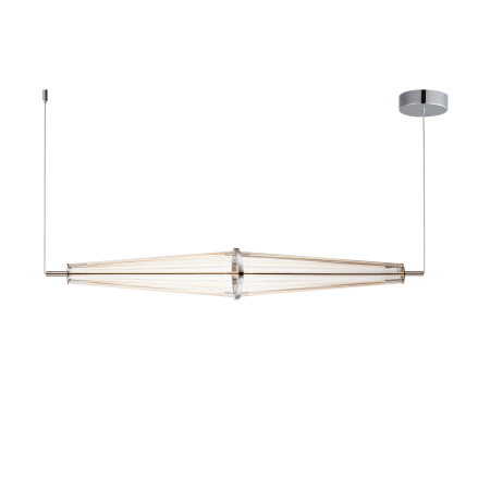ET2 Quasar 36" Wide LED Linear Chandelier Polished Chrome