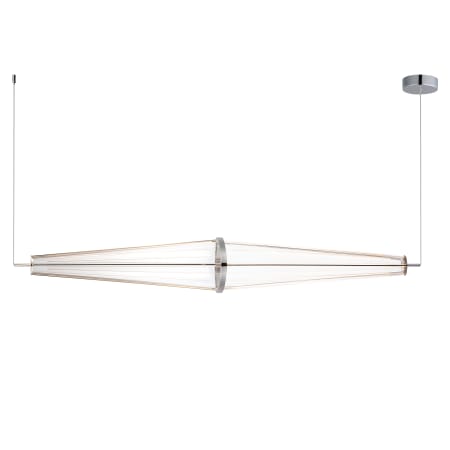 ET2 Quasar 52" Wide LED Linear Chandelier Polished Chrome