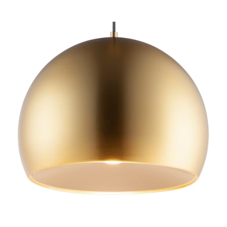 ET2 Palla 16" Wide LED Pendant Satin Brass / Coffee