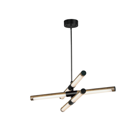 ET2 Rollo 6-Light Led Pendant Antique Pecan / Black