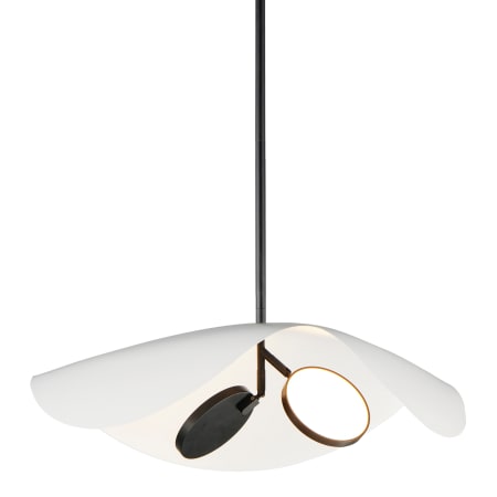 ET2 Carmen 24" Wide LED Chandelier Black