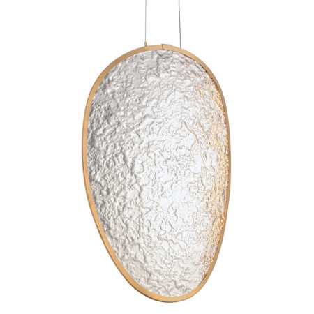 ET2 Moonscapes 14" Wide LED Pendant Brushed Champagne