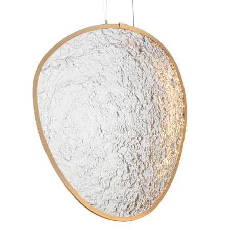 ET2 Moonscapes 16" Wide LED Pendant Brushed Champagne
